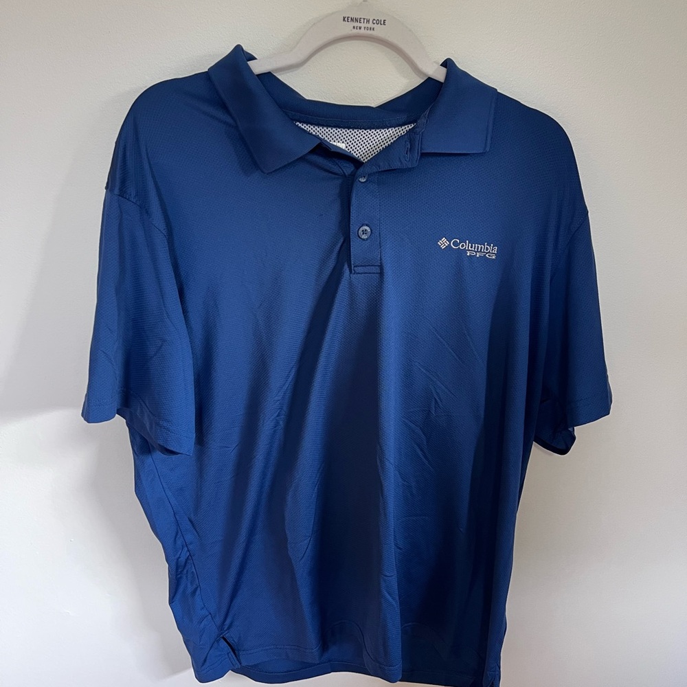 Columbia Men's Classic Navy Polo Shirt